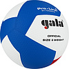 Мяч вол. GALA Pro-Line 12, BV5595SA, р. 5,синт.кожа ПУ Microfiber,клееный,бут.кам,бело-гол--красный